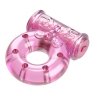 Vibrating Cock Ring & Condom Set – Pink